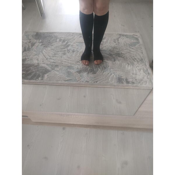 Ciorapi Compresivi Medicinali Pressio AD negru varf deschis 15-21 mmHg