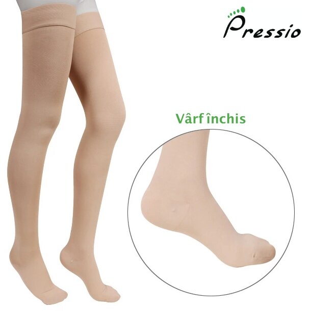 Ciorapi Compresivi Medicinali Pressio AG bej 15-21 mmHg