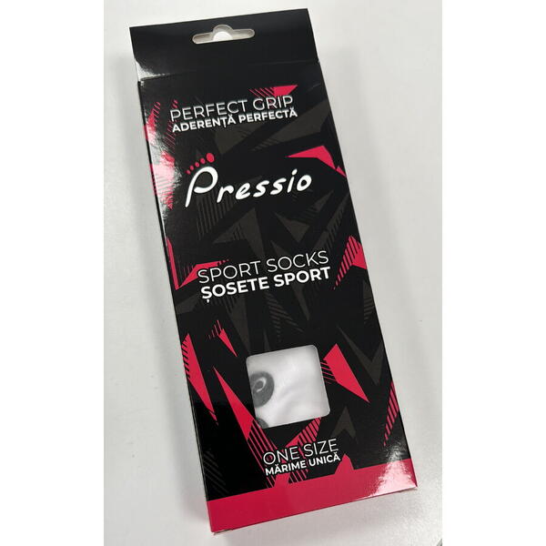 Pressio Sosete Sport Antiderapante Perfect Grip Albe