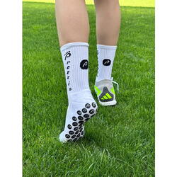 Sosete Sport Antiderapante Perfect Grip Albe