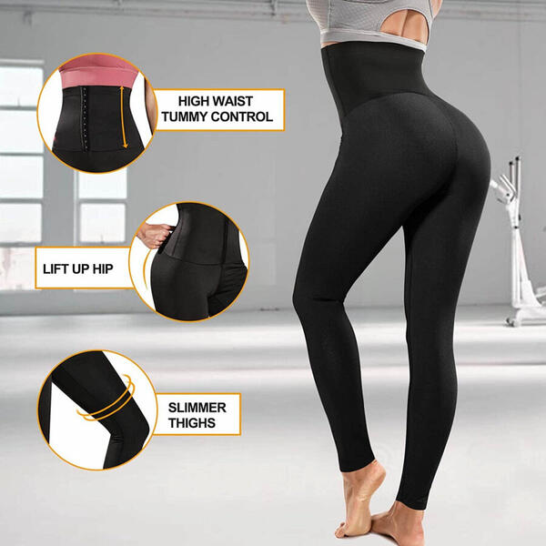Pressio Colanti Compresivi pentru slabit din Neopren Thermo Slim Aiko negru