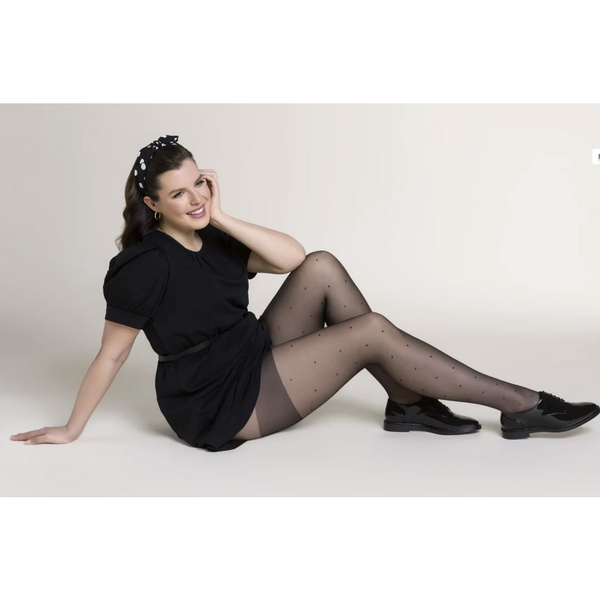 Dresuri Dama Gabriella Xenia Puntina Pluse Size 60 den Negru