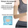 Pressio Manson fără degete de compresie cu banda de silicon bej 15 - 21 mmHg
